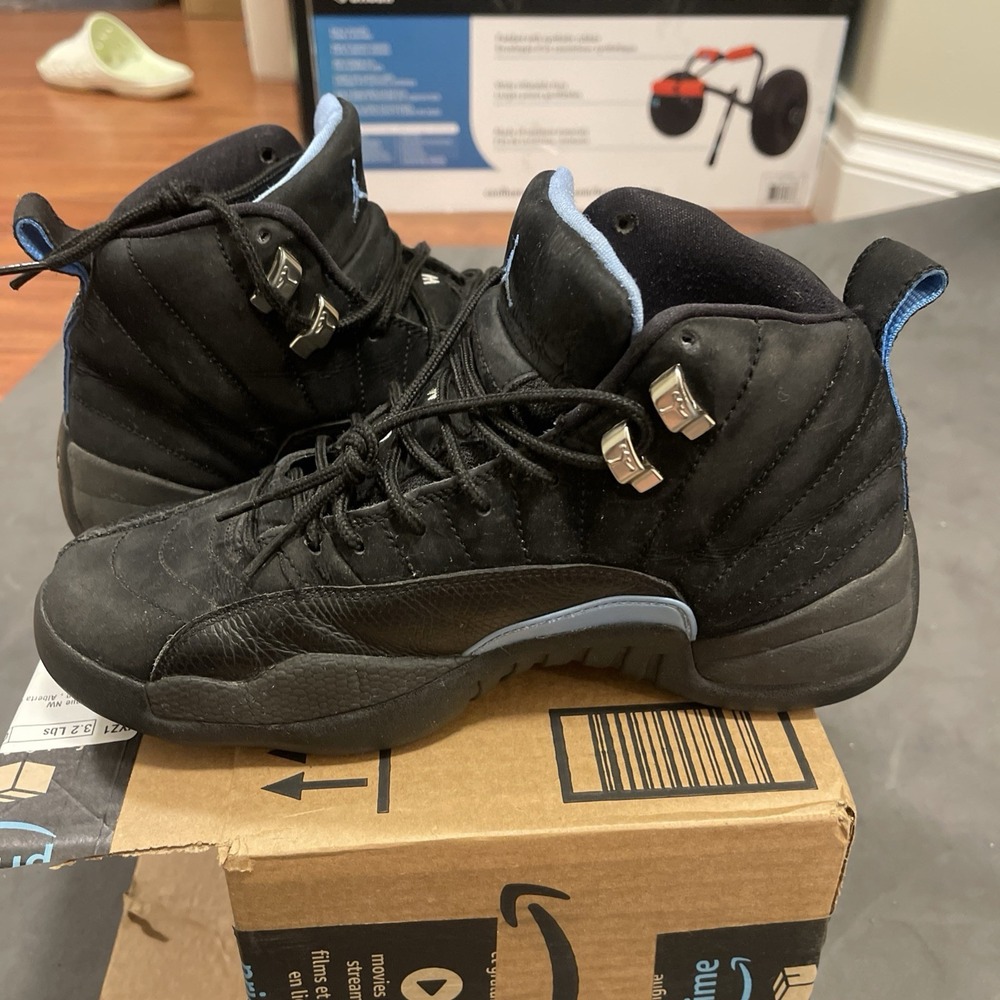Nike Air Jordan 12 Retro Nubuck 2009 Size 8 Authentic Vintage UNC OG AJ NO‎ BOX - Picture 12 of 13